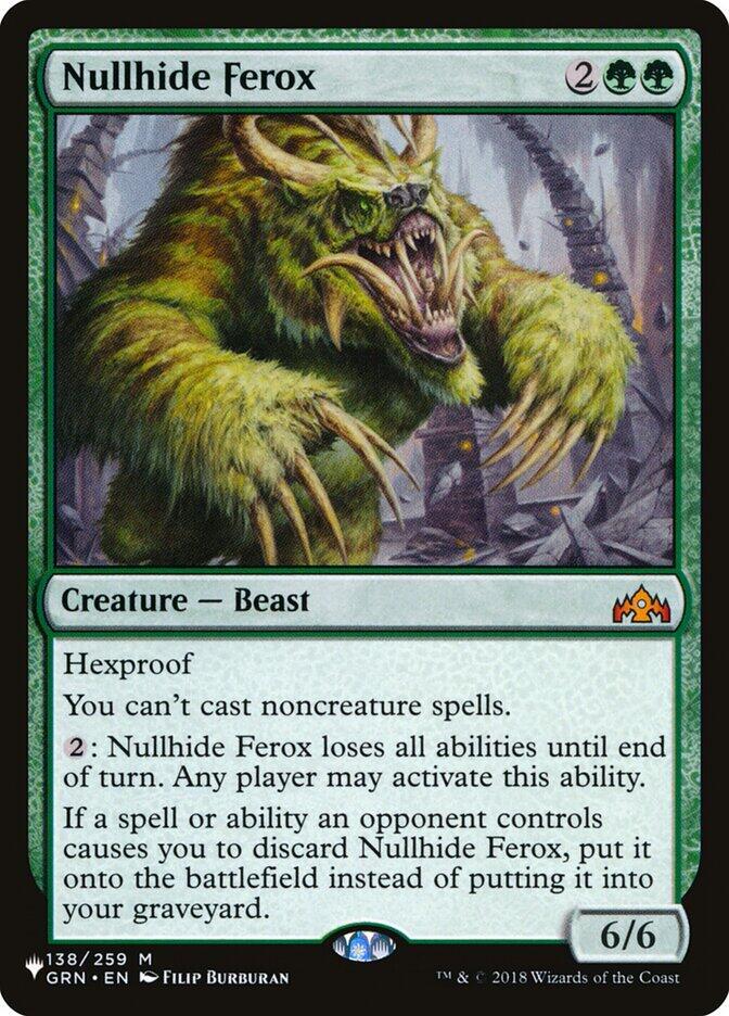 Nullhide Ferox [The List Reprints] 138/259