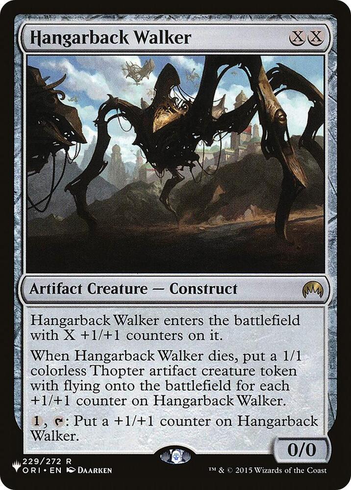 Hangarback Walker [The List Reprints] 229/272
