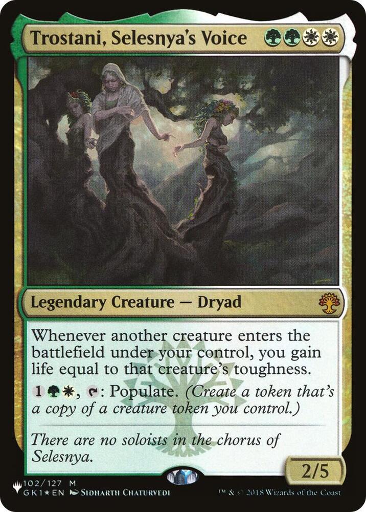 Trostani, Selesnya's Voice [The List Reprints] 102/127