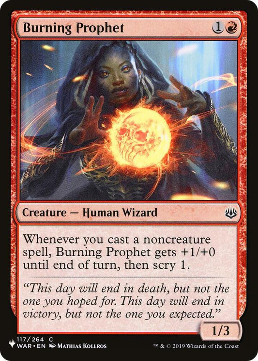 Burning Prophet [The List Reprints] 117/264