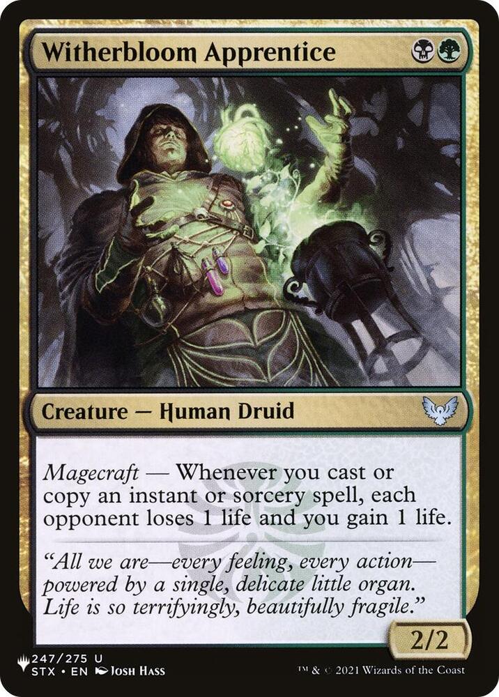 Witherbloom Apprentice [The List Reprints] 247/275