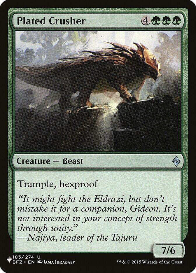 Plated Crusher [The List Reprints] 183/274
