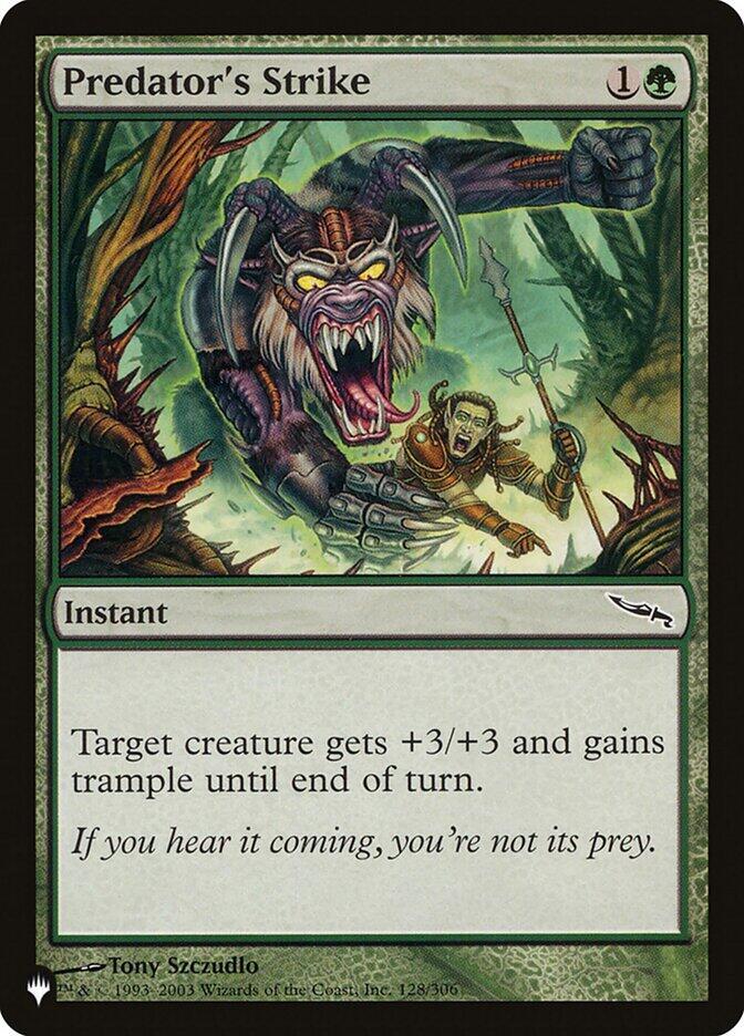 Predator's Strike [The List Reprints] 128/306