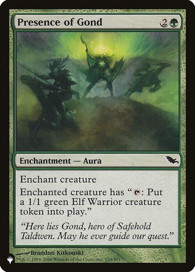 Presence of Gond [The List Reprints] 125/301