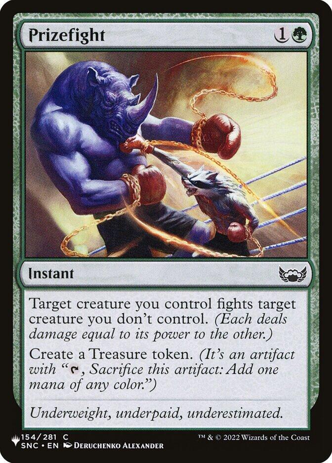 Prizefight [The List Reprints] 154/281