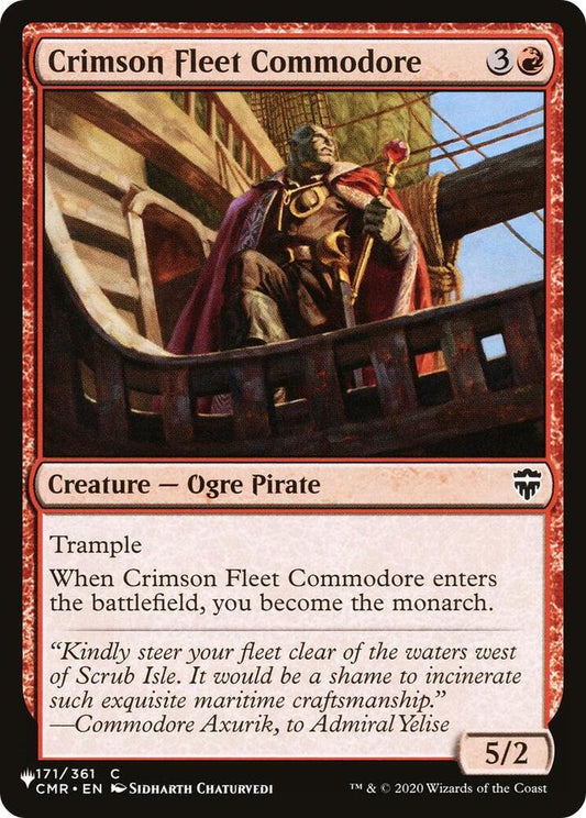 Crimson Fleet Commodore [The List Reprints] 171/361