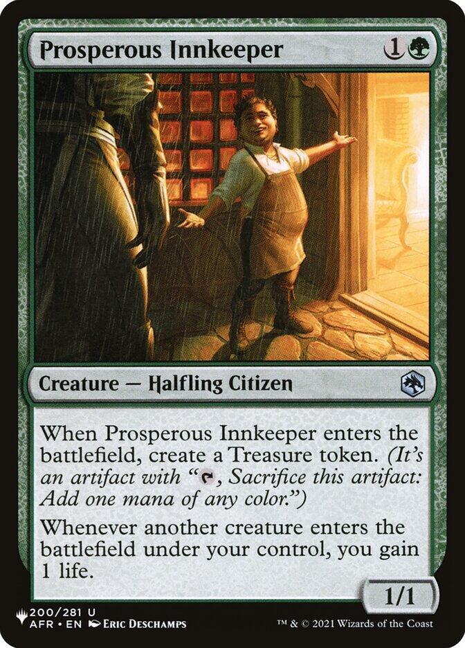 Prosperous Innkeeper [The List Reprints] 200/281