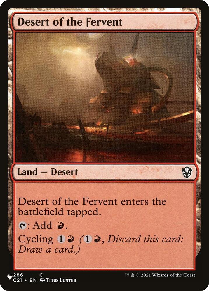 Desert of the Fervent [The List Reprints] 286/081