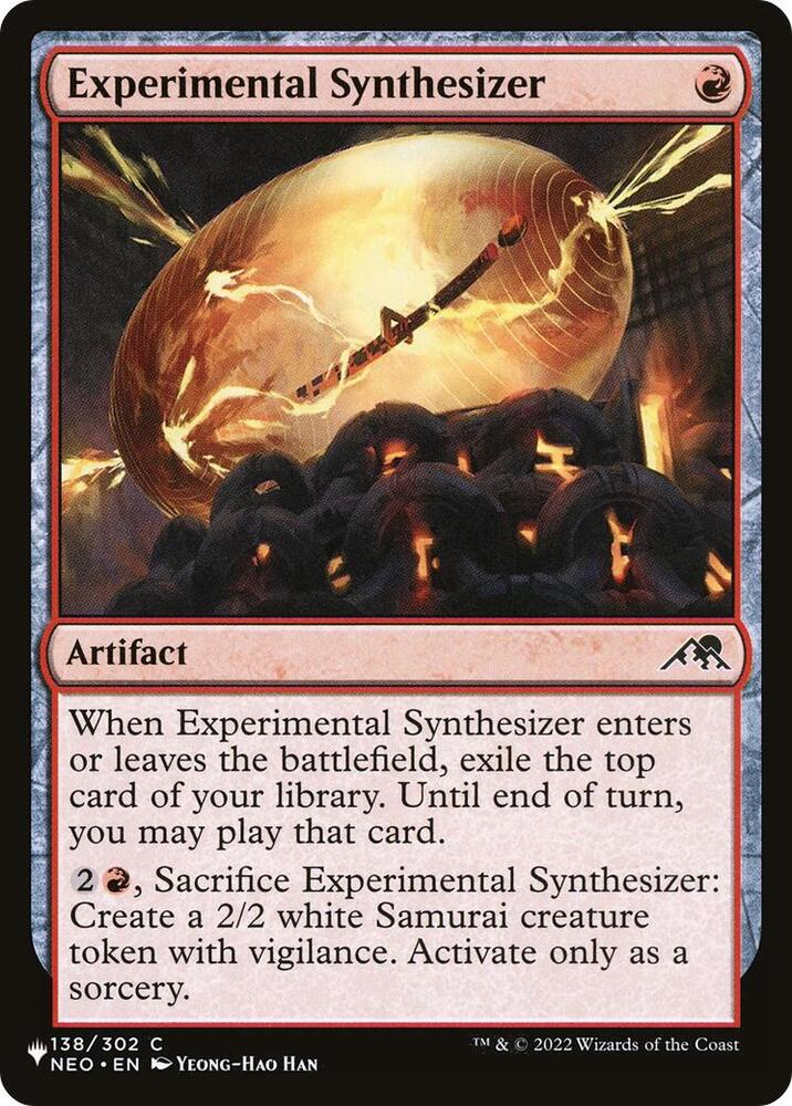 Experimental Synthesizer [The List Reprints] 138/302