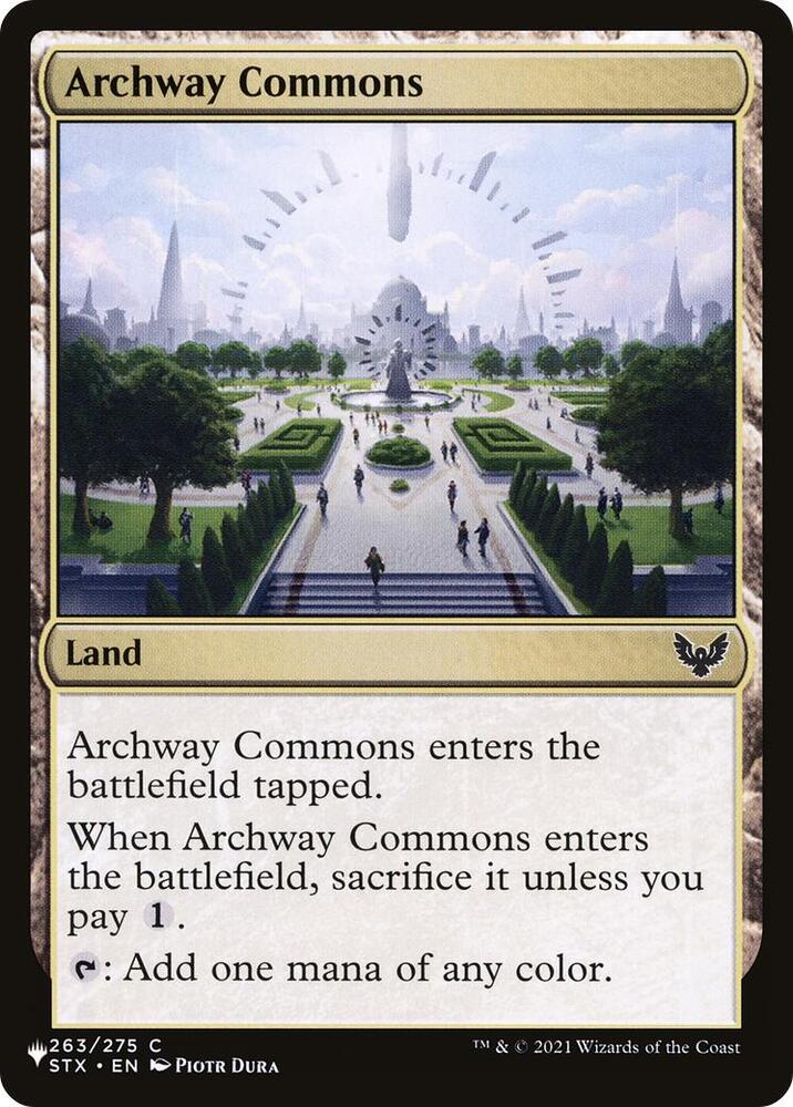 Archway Commons [The List Reprints] 263/275