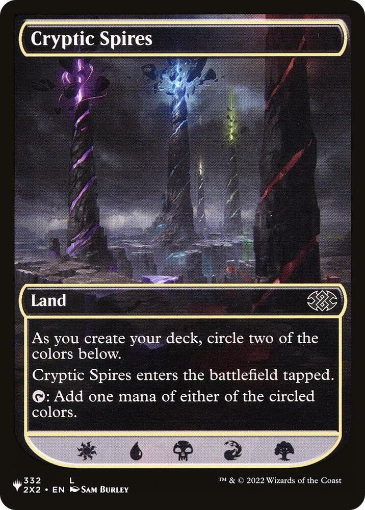 Cryptic Spires [The List Reprints] 332/024