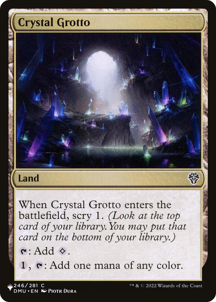 Crystal Grotto [The List Reprints] 246/281