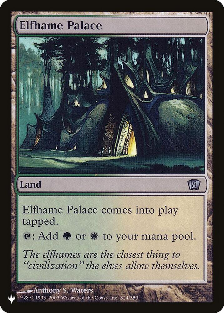 Elfhame Palace [The List Reprints] 324/350