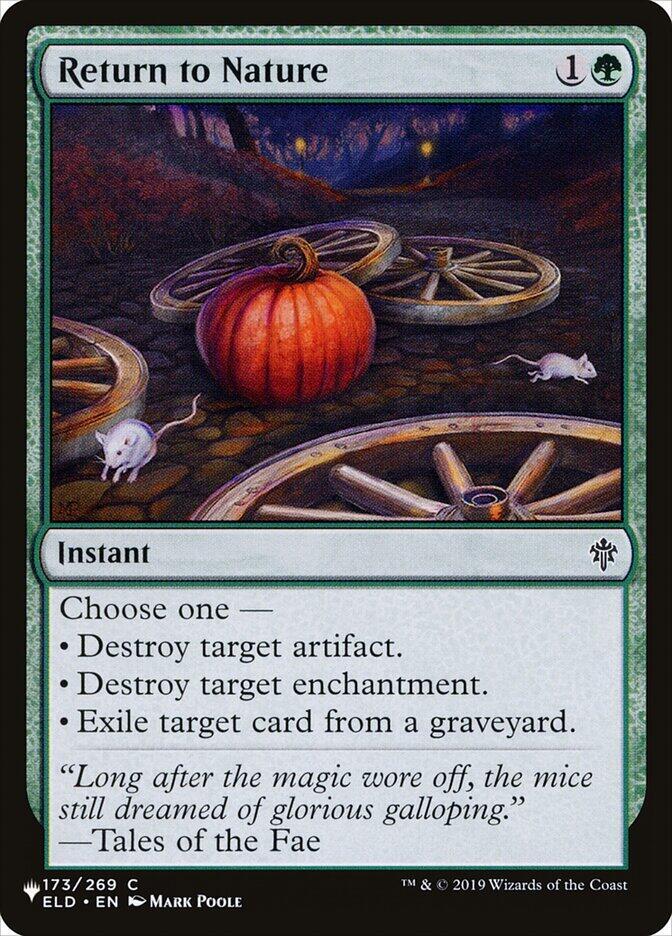 Return to Nature [The List Reprints] 173/269