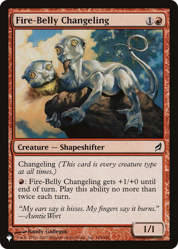 Fire-Belly Changeling [The List Reprints] 164