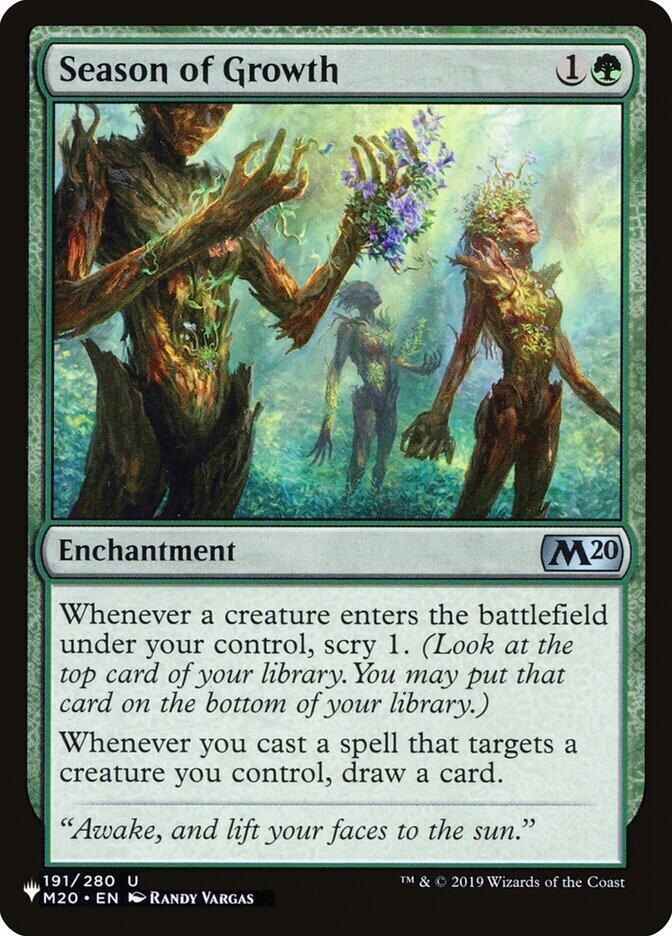 Season of Growth [The List Reprints] 191/280