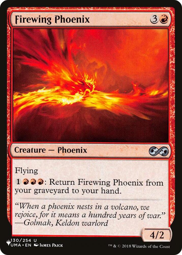 Firewing Phoenix [The List Reprints] 130/254