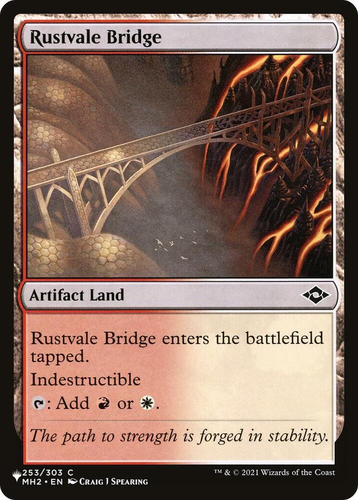 Rustvale Bridge [The List Reprints] 253/303