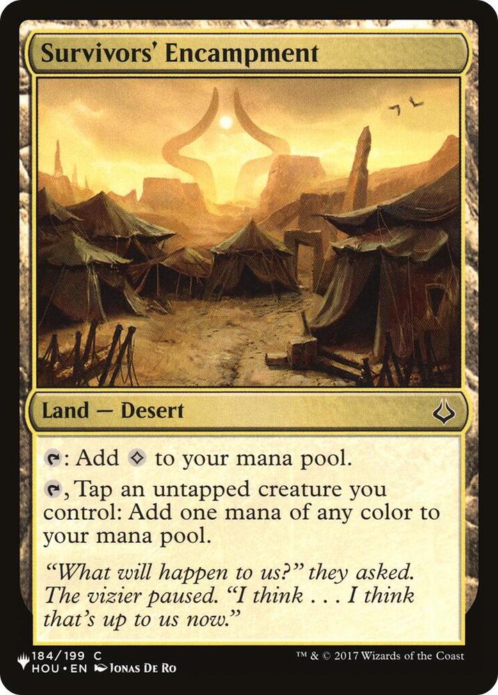 Survivors' Encampment [The List Reprints] 184/199