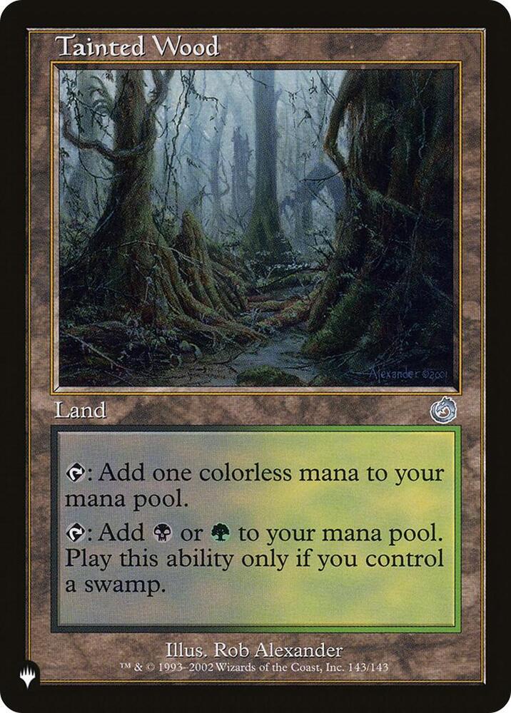 Tainted Wood [The List Reprints] 143/143