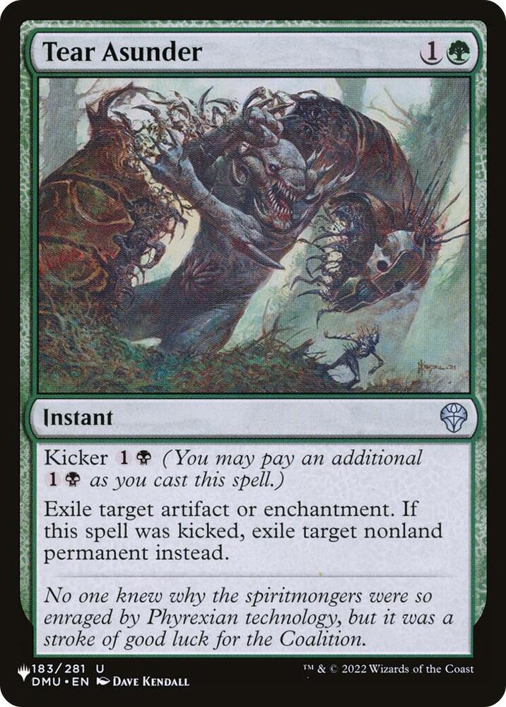 Tear Asunder [The List Reprints] 183/281