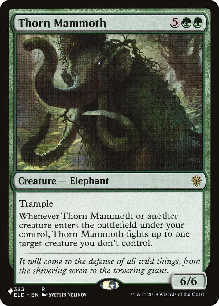 Thorn Mammoth [The List Reprints] 323/269