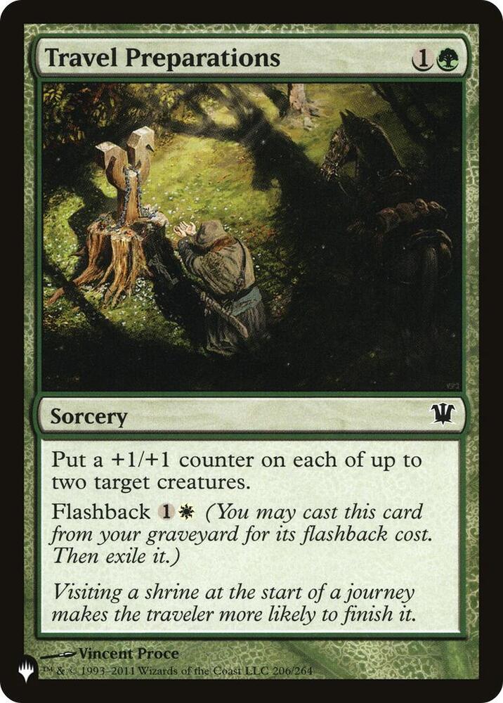 Travel Preparations [The List Reprints] 206/264