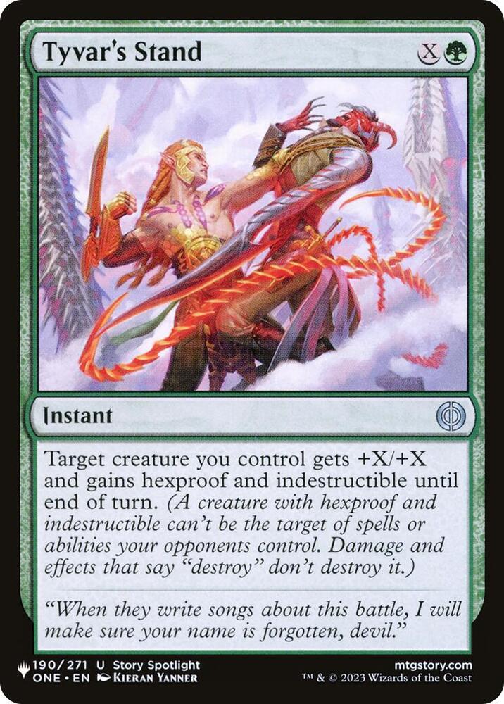 Tyvar's Stand [The List Reprints] 190/271