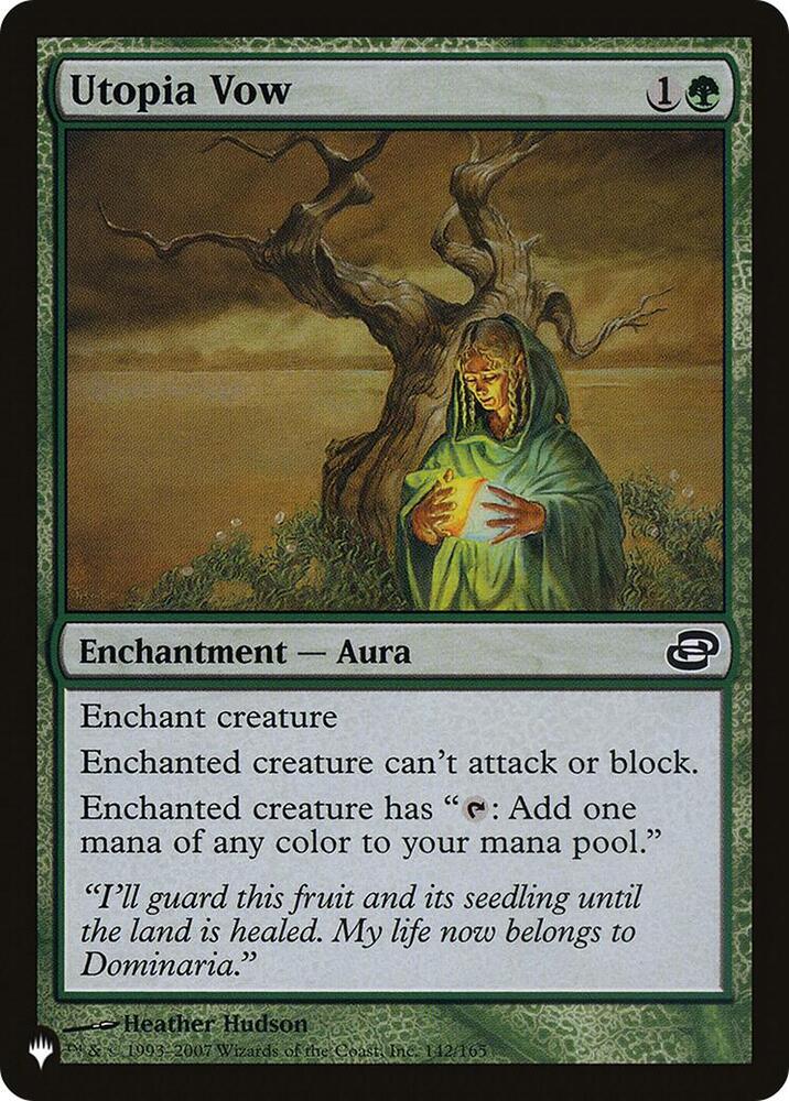 Utopia Vow [The List Reprints] 142/165