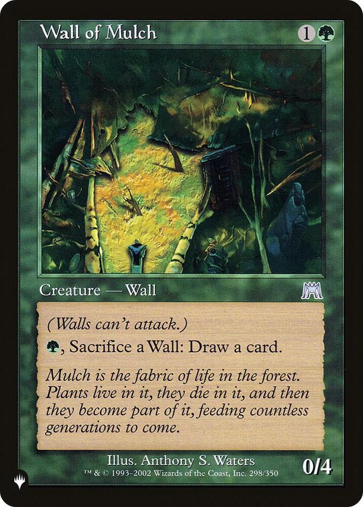 Wall of Mulch [The List Reprints] 298/350