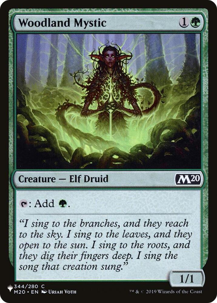 Woodland Mystic [The List Reprints] 344/280