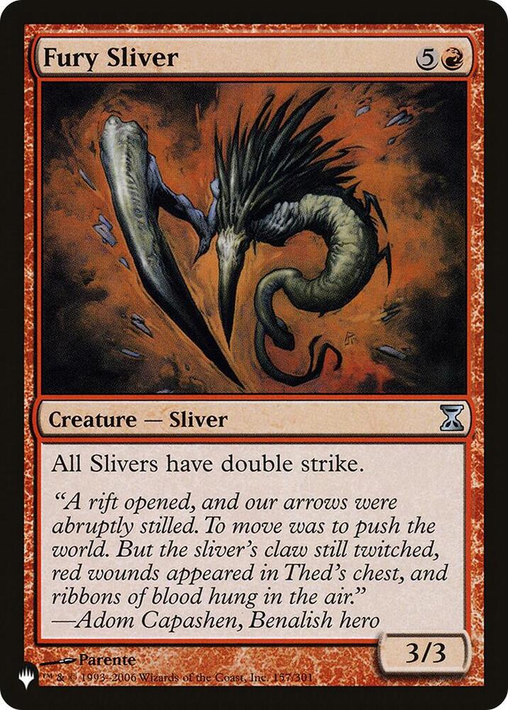 Fury Sliver [The List Reprints] 157/301