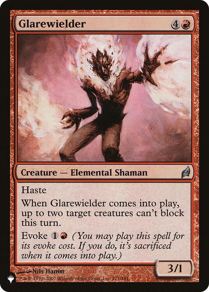 Glarewielder [The List Reprints] 171/301