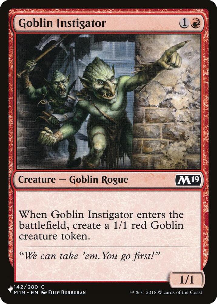 Goblin Instigator [The List Reprints] 142/280