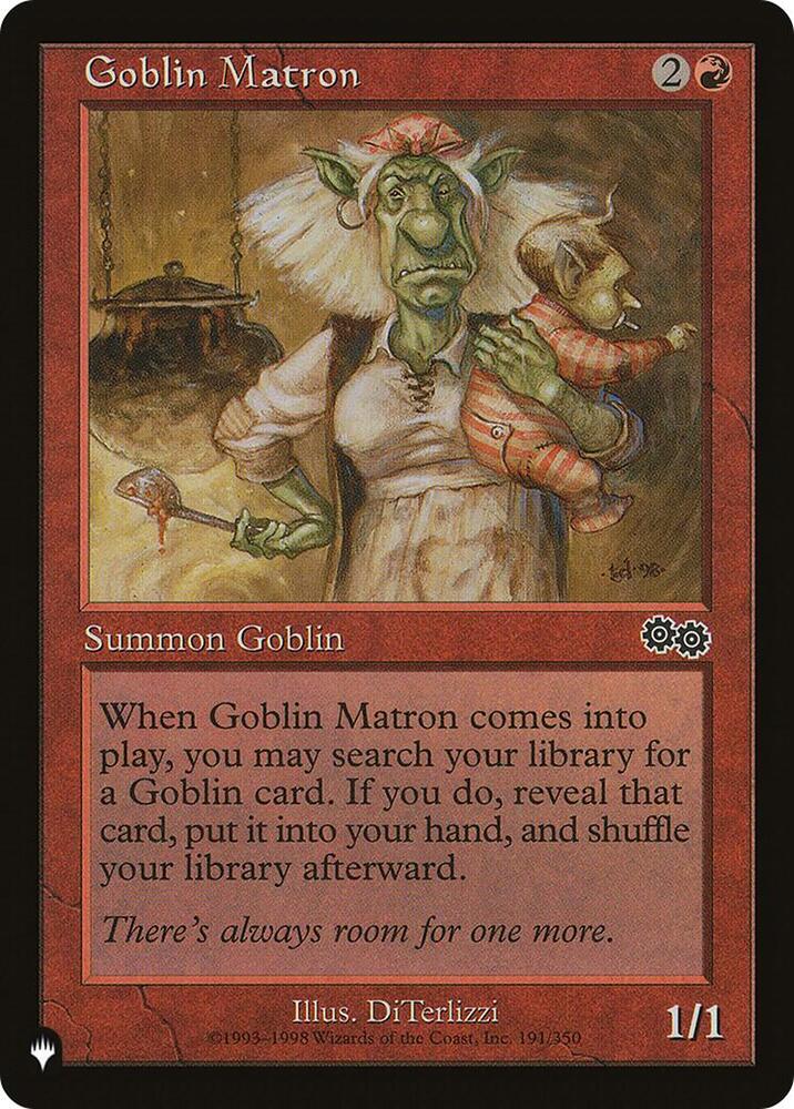 Goblin Matron (USG) [The List Reprints] 191/350