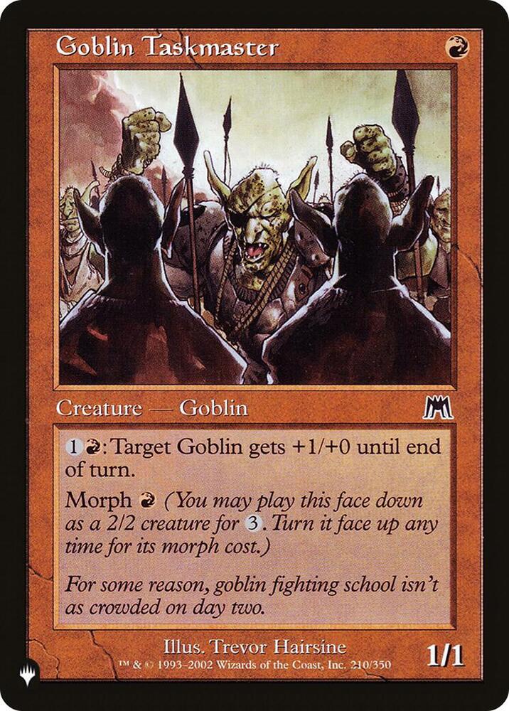 Goblin Taskmaster [The List Reprints] 210/350