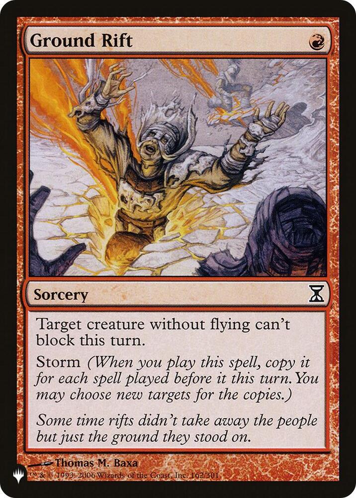 Ground Rift [The List Reprints] 162/301