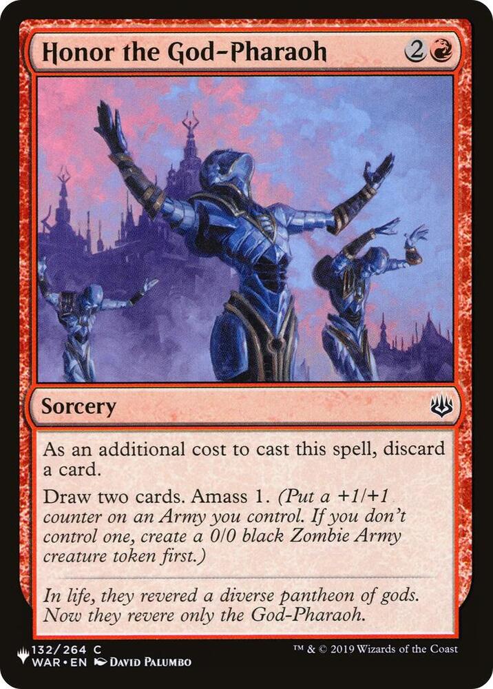 Honor the God-Pharaoh [The List Reprints] 132/264