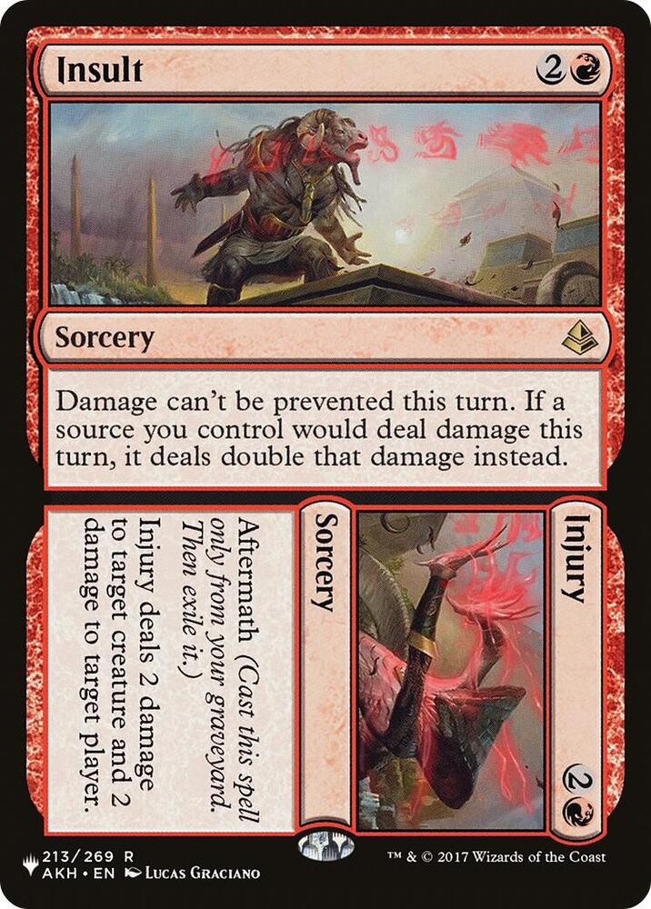 Insult // Injury [The List Reprints] 213/269