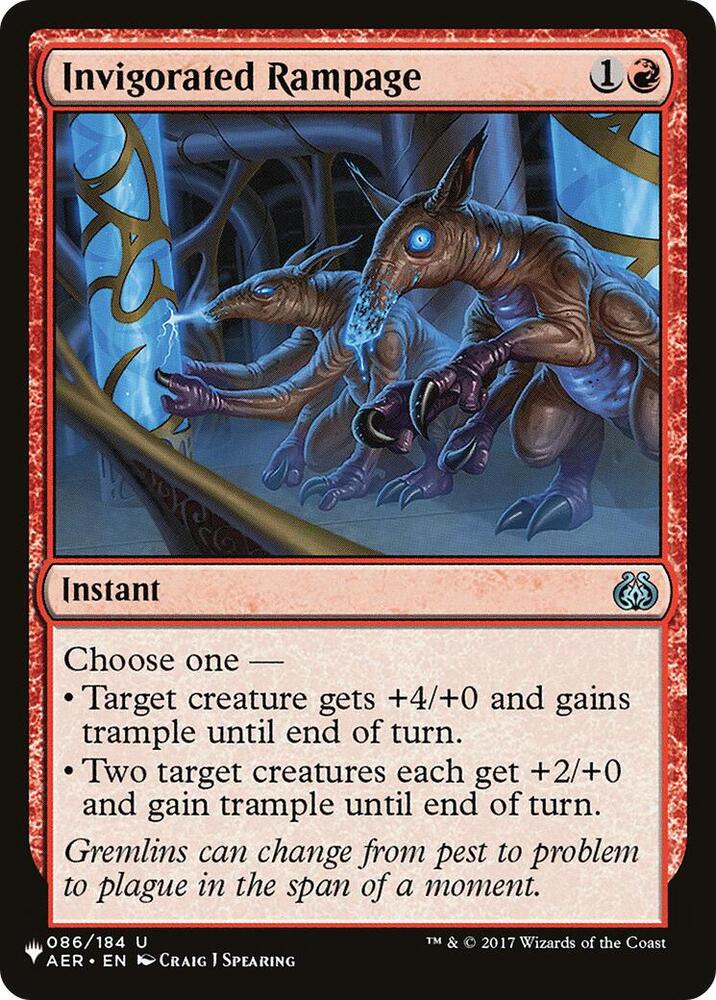 Invigorated Rampage [The List Reprints] 086/184