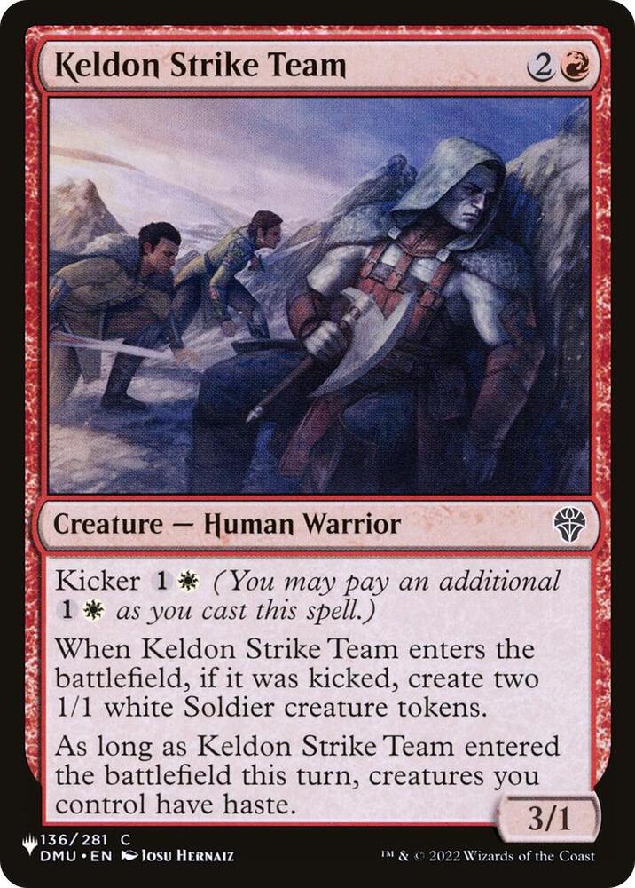 Keldon Strike Team [The List Reprints] 136/281