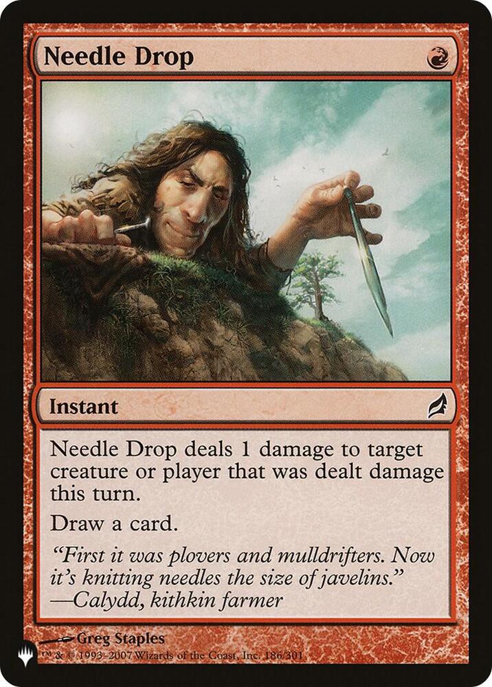 Needle Drop [The List Reprints] 186/301