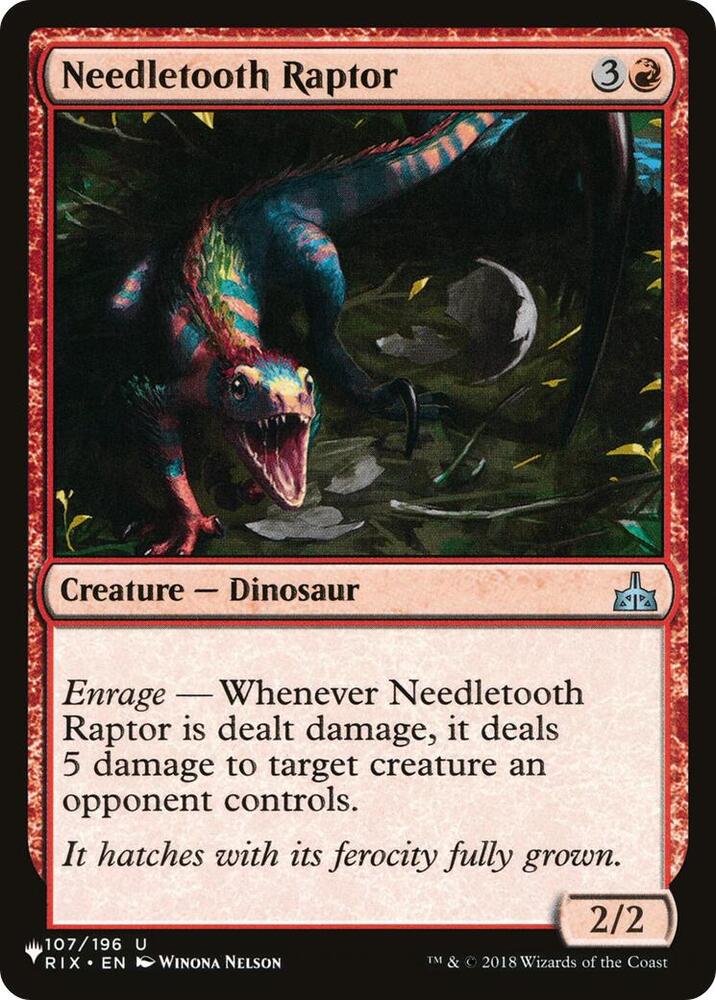 Needletooth Raptor [The List Reprints] 107/196
