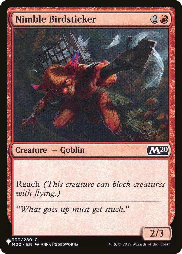 Nimble Birdsticker [The List Reprints] 333/280