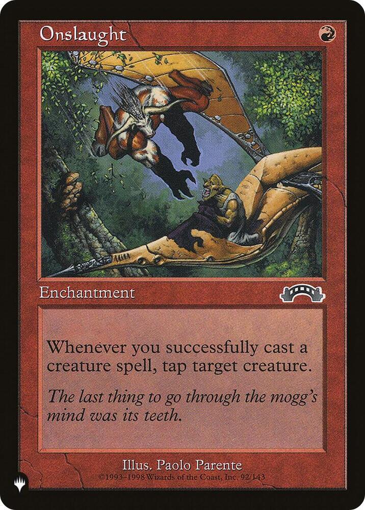 Onslaught [The List Reprints] 92/143