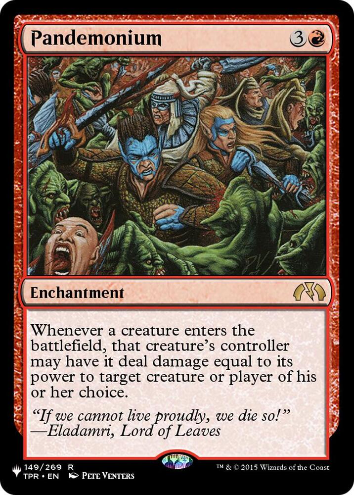 Pandemonium (TPR) [The List Reprints] 149/269
