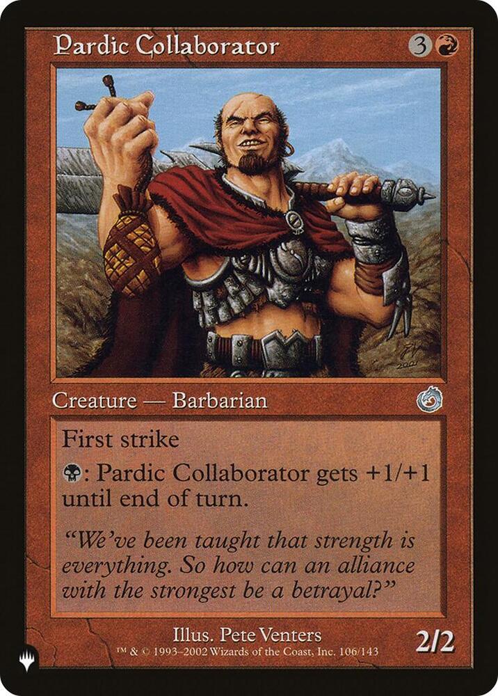 Pardic Collaborator [The List Reprints] 106/143