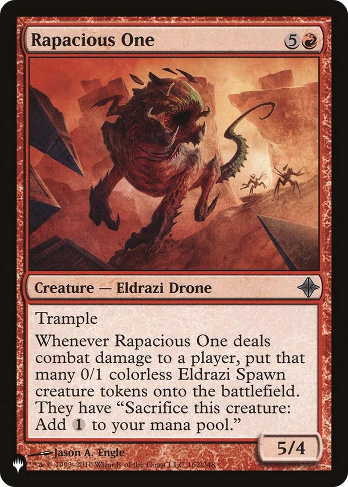 Rapacious One [The List Reprints] 162/248