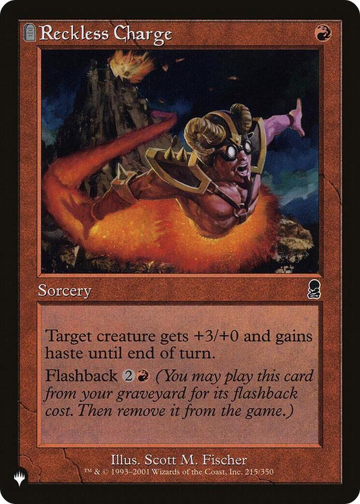 Reckless Charge [The List Reprints] 215/350