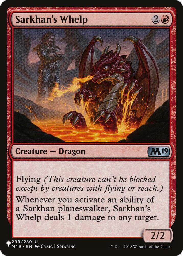Sarkhan's Whelp [The List Reprints] 299/280
